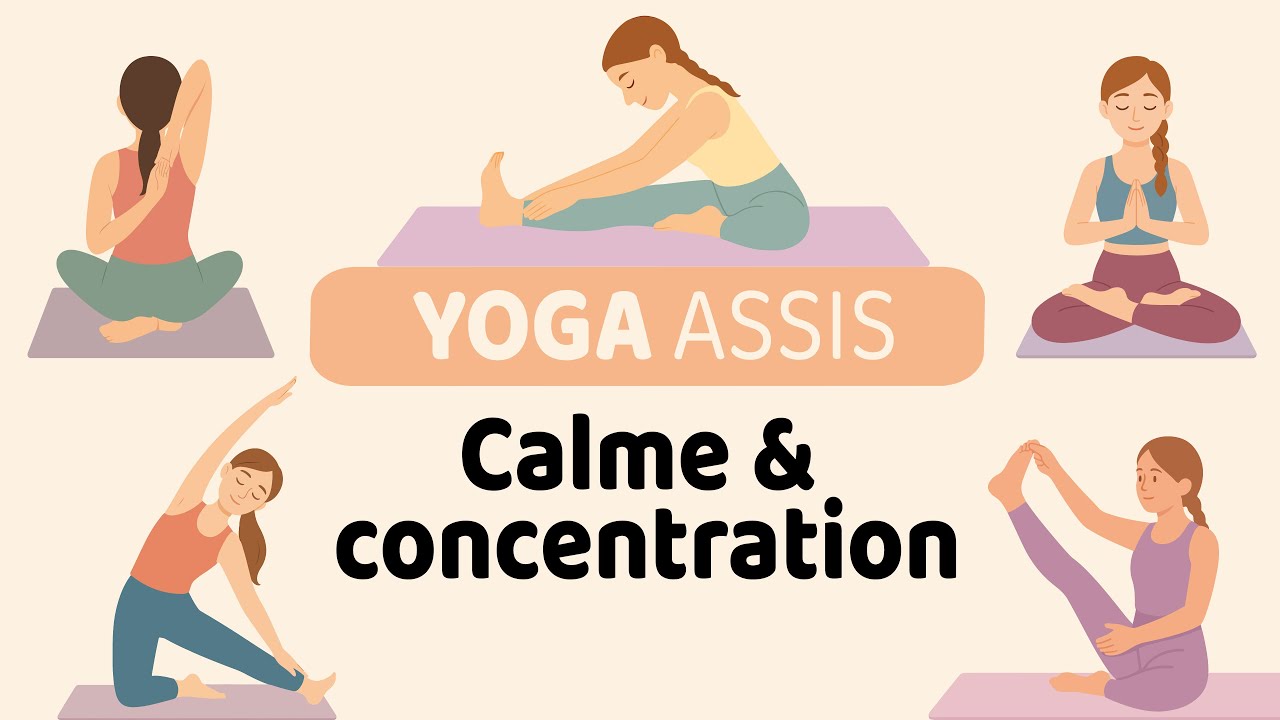 Yoga enfant avec étirements doux pour le calme et la concentration 🧘
