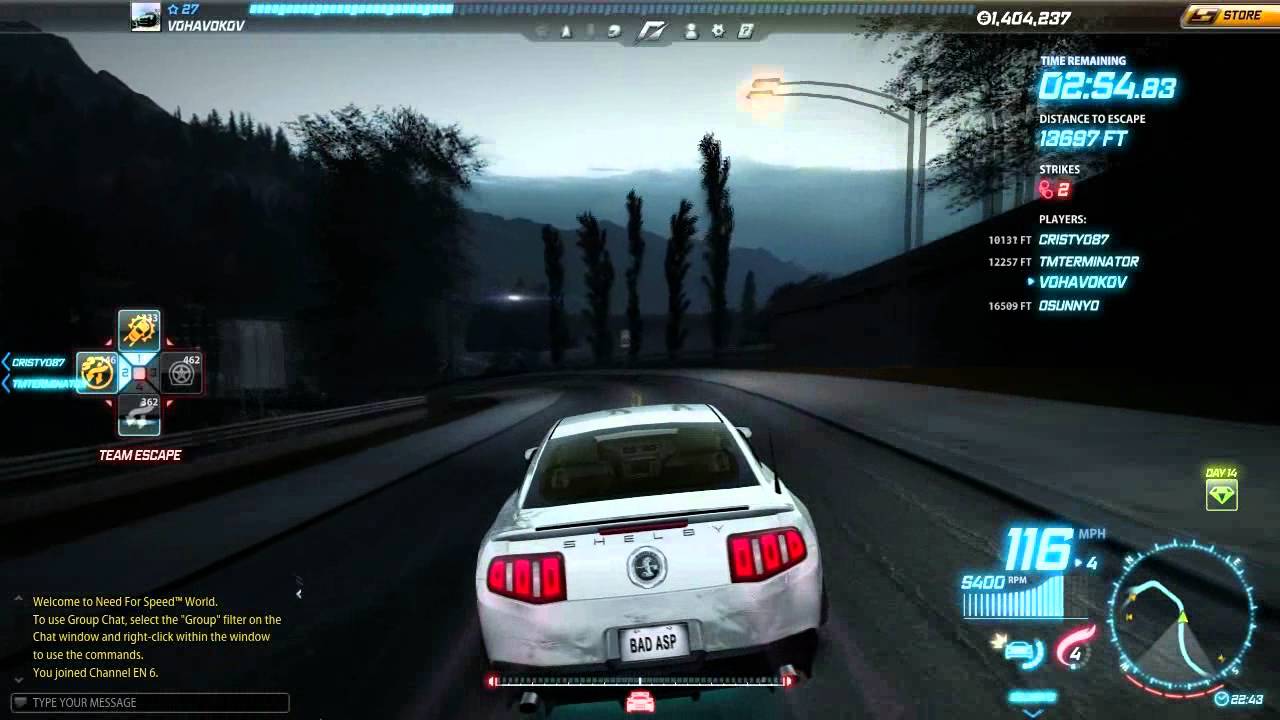 Need for Speed World Gameplay | Shelby GT500 | Team Escape