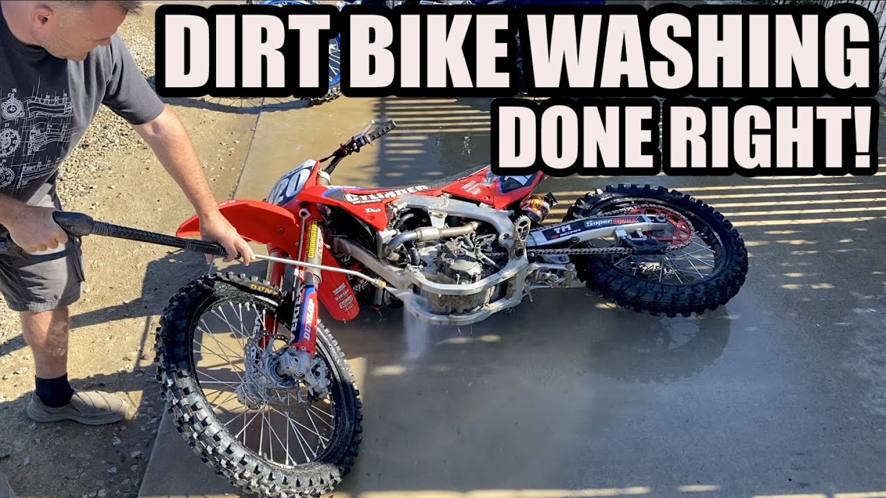 Dirt Bike Washing Done Right!