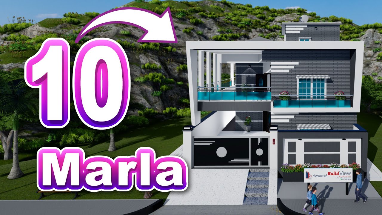 35x65 house design 3d | 5 BHK | 225 Sqft  | 10 Marla House Floor plan | Interior and Exterior View