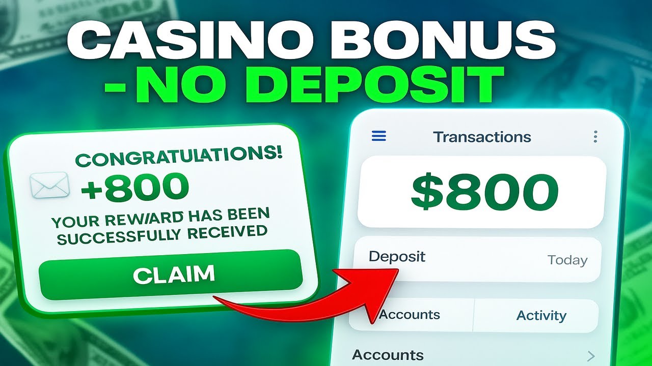 $800 No Deposit Bonus 2025 &ndash; Access This New Player Offer Instantly!