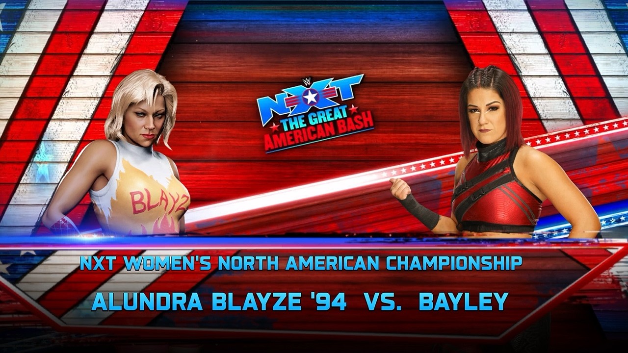 WWE 2k25 | Alundra Blayze vs (C)Bayley for the Women's North American Championship