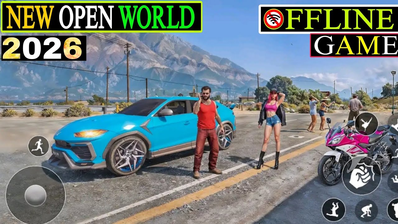 Best New Open World Games For Android 2026 || High Graphics Open World Games  2026 | Abraj Gaming 