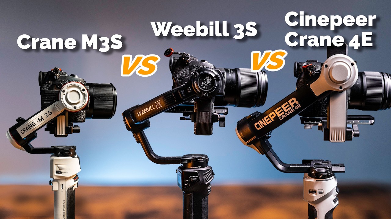 Zhiyun Crane M3S vs Weebill 3S vs Cinepeer Crane 4E - Which One Should YOU Get?