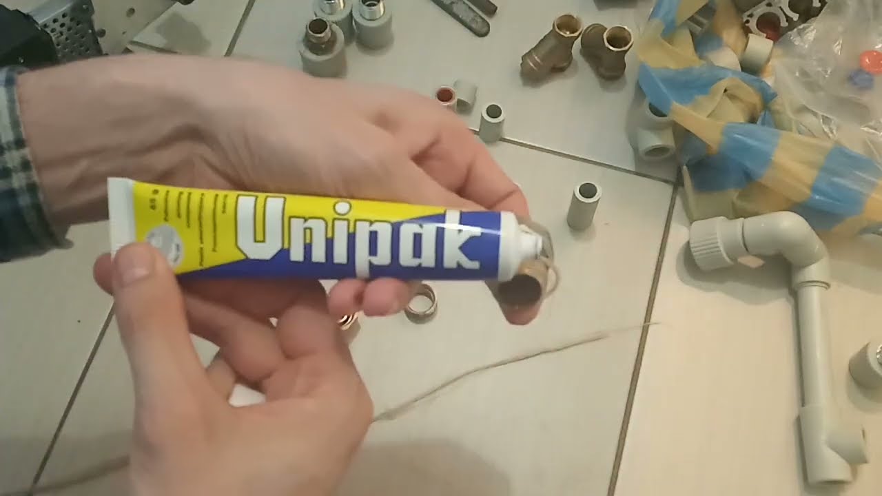 Как намотать паклю и закрутить американку?