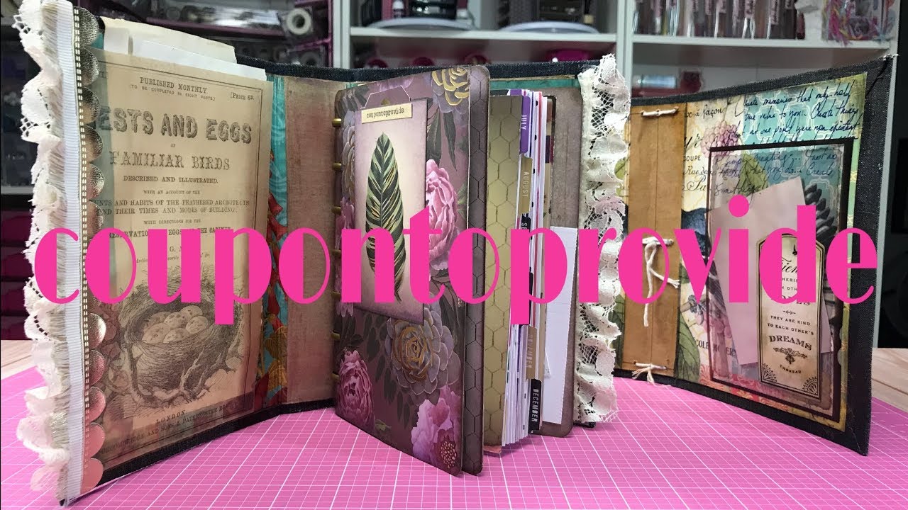 Happy Planner | Junk Journal Mash Up No Sew Denim Planner Cover | January 2018