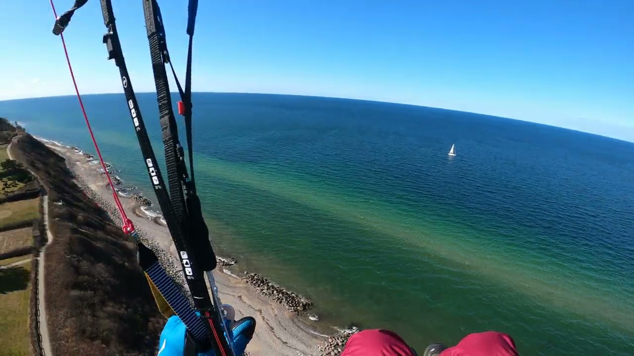 Paragliding 🪂 Denmark - Gilleleje 😍- Gilbjerg Hoved🙂