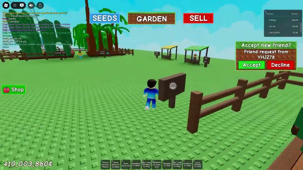 Grow a Garden BACK THEN
