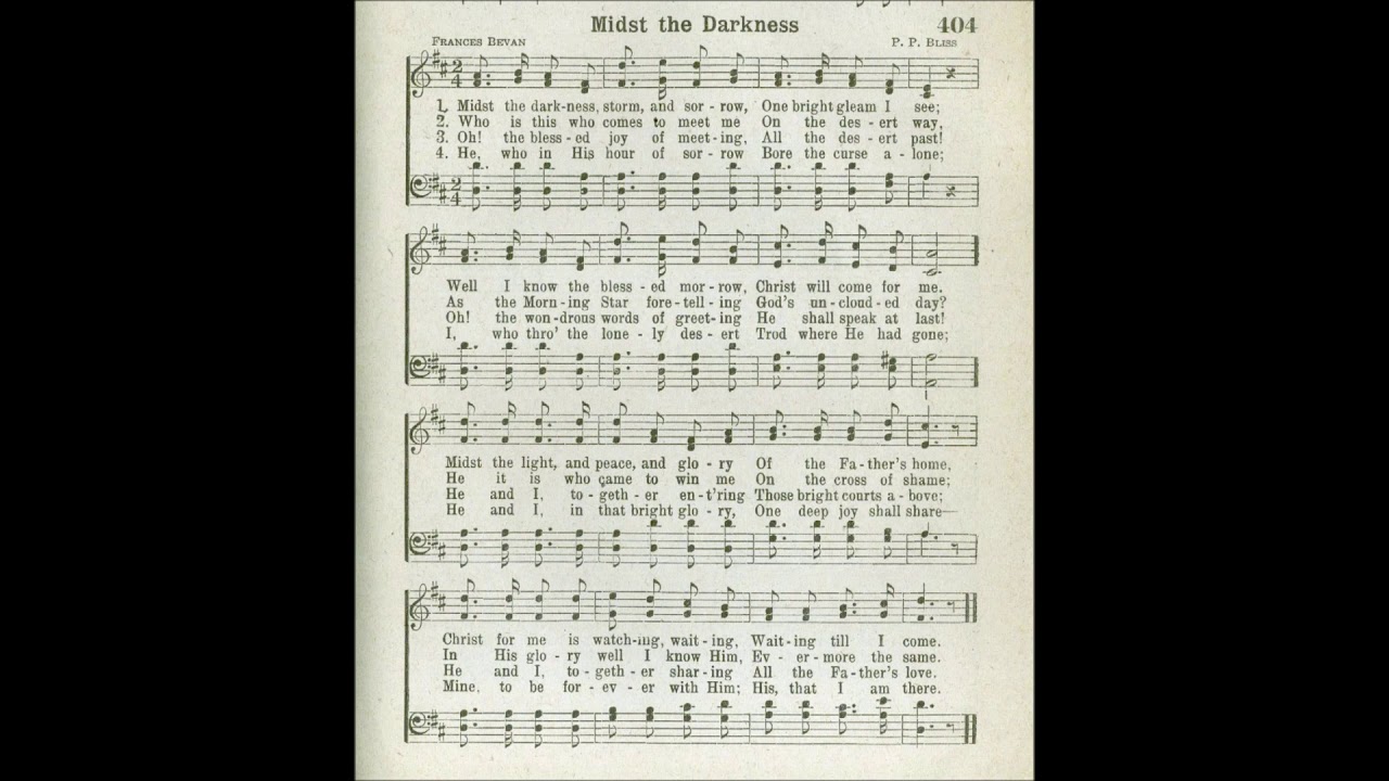 Midst the Darkness, Storm, and Sorrow (Hold the Fort)