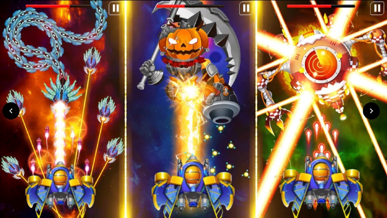 space shooter | immortal vs all bosses | merged ship | rocket studio | brown 2k2 gaming