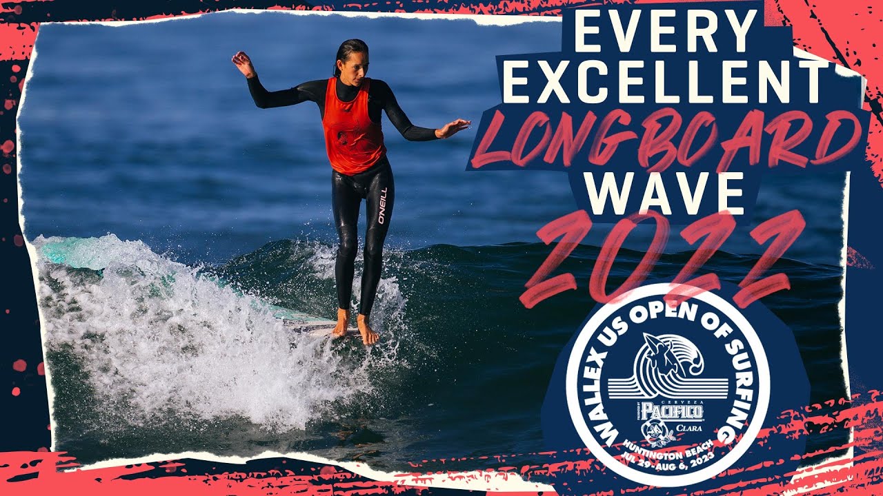 Every Excellent Longboard Wave From 2022 US Open Of Surfing