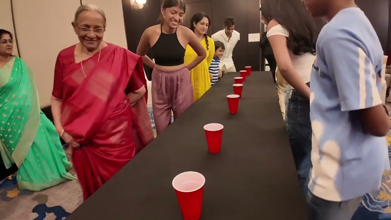 Musical chair with cups - Achachan’s 85th