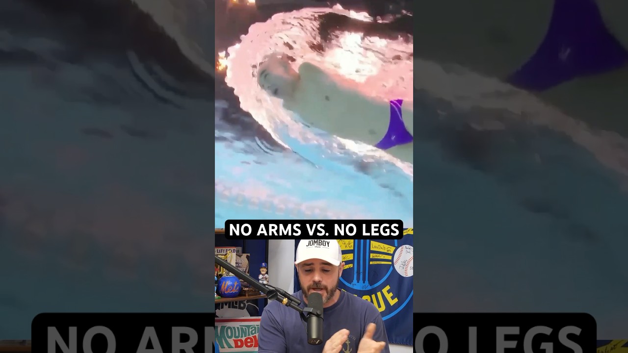 No arms vs. no legs in swimming race, a breakdown #swimming #paraswimming #paralympics #competition