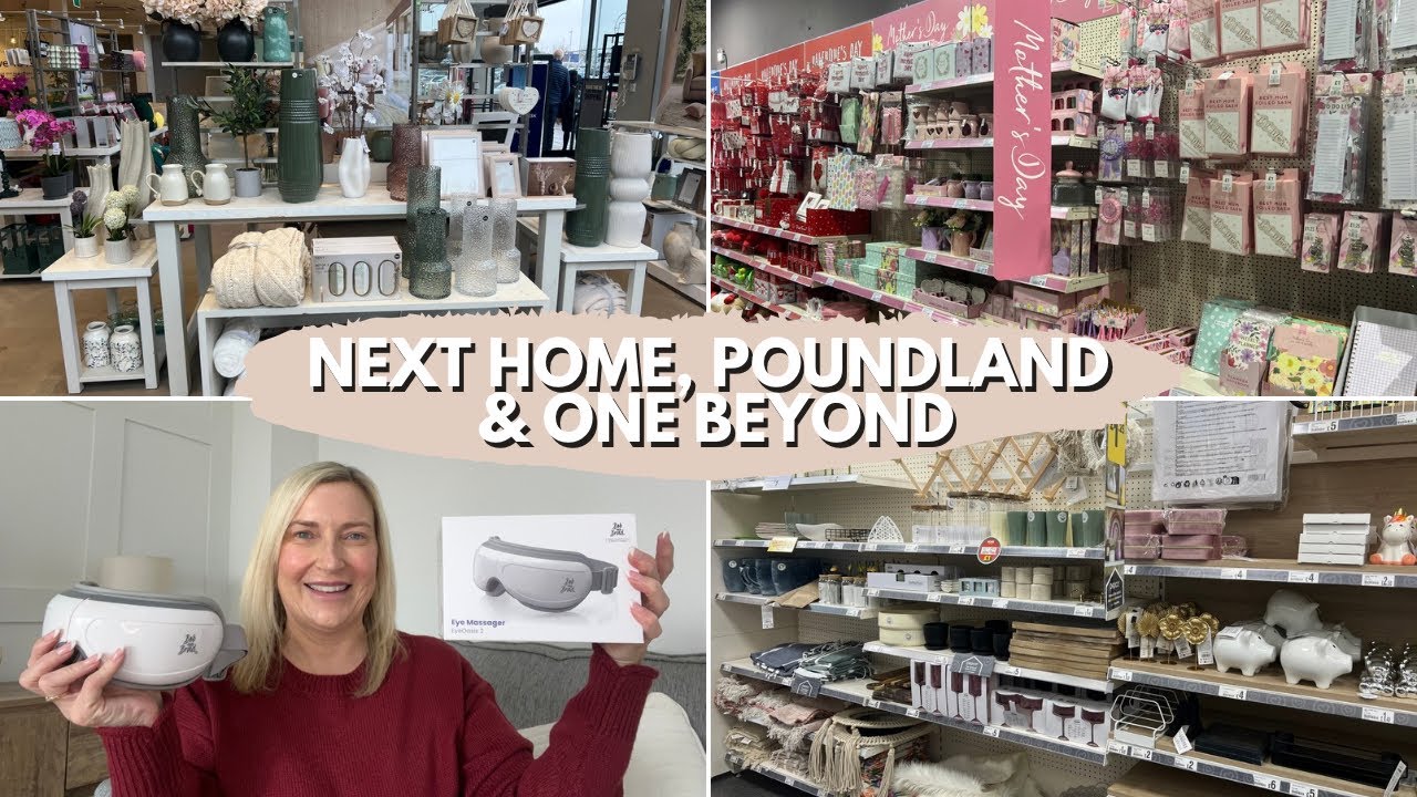 NEXT HOME, POUNDLAND & ONE BEYOND - NEW IN SPRING HOME DECOR, VALENTINES, EASTER,etc | Eye Massager
