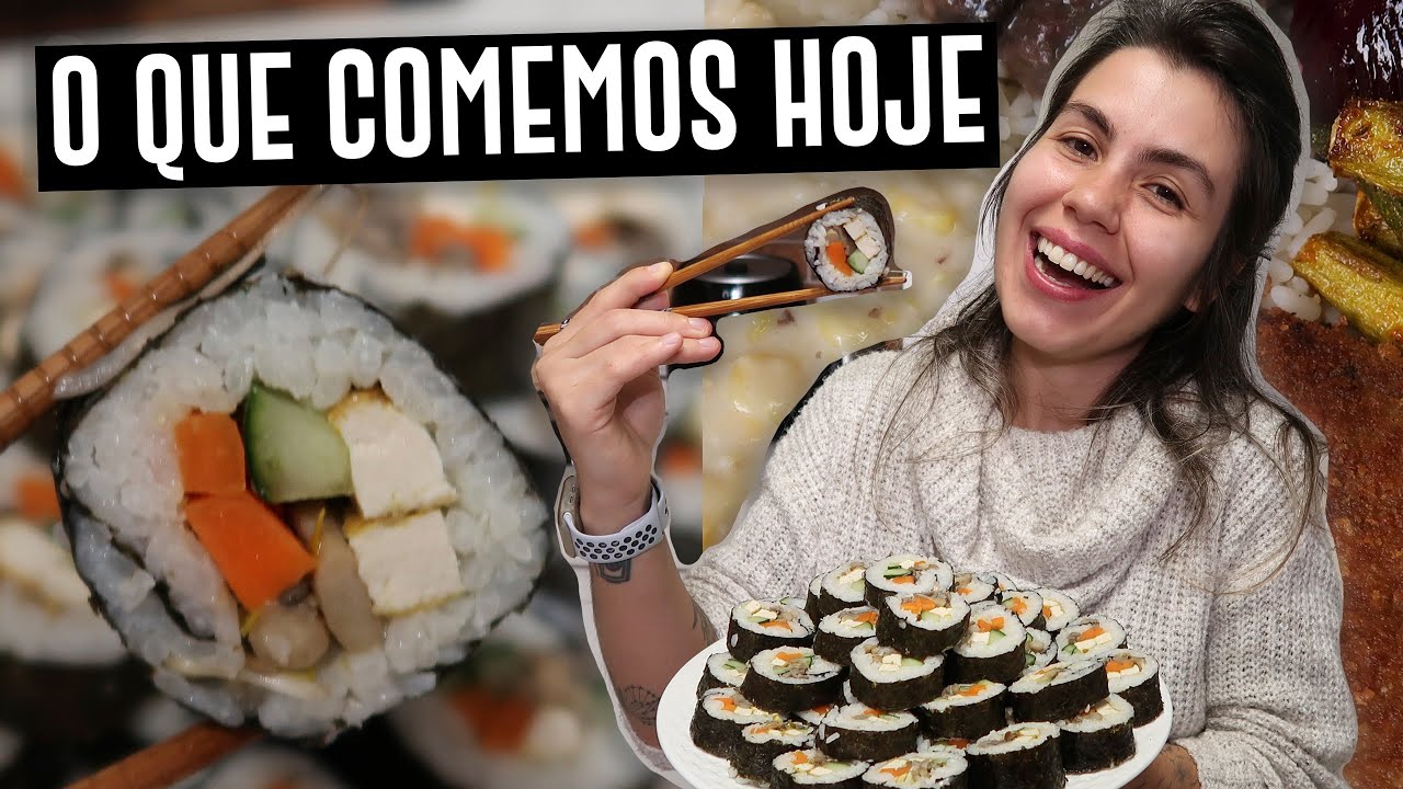 O QUE COMEMOS HOJE: O PRIMEIRO KIMBAP - SUSHI COREANO - DA MARIA |  TNM Vegg