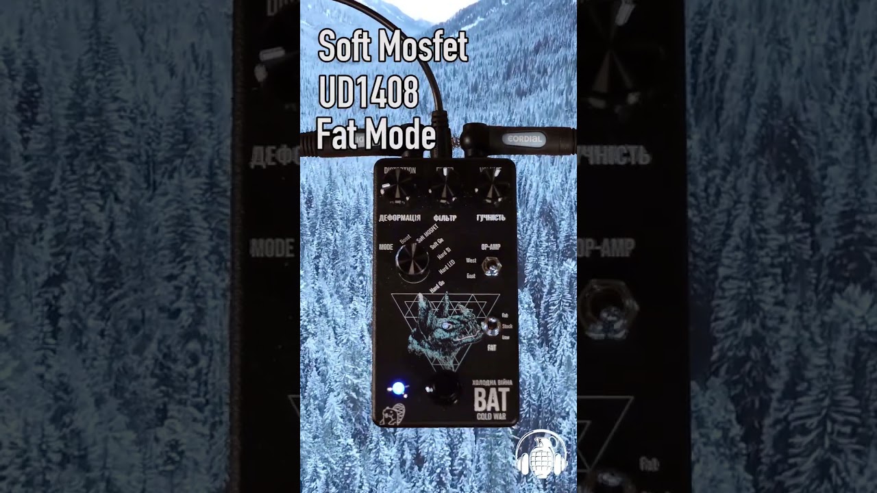 BAT COLD WAR by drunk beaver pedals - part 1 #pedal #guitar #rat