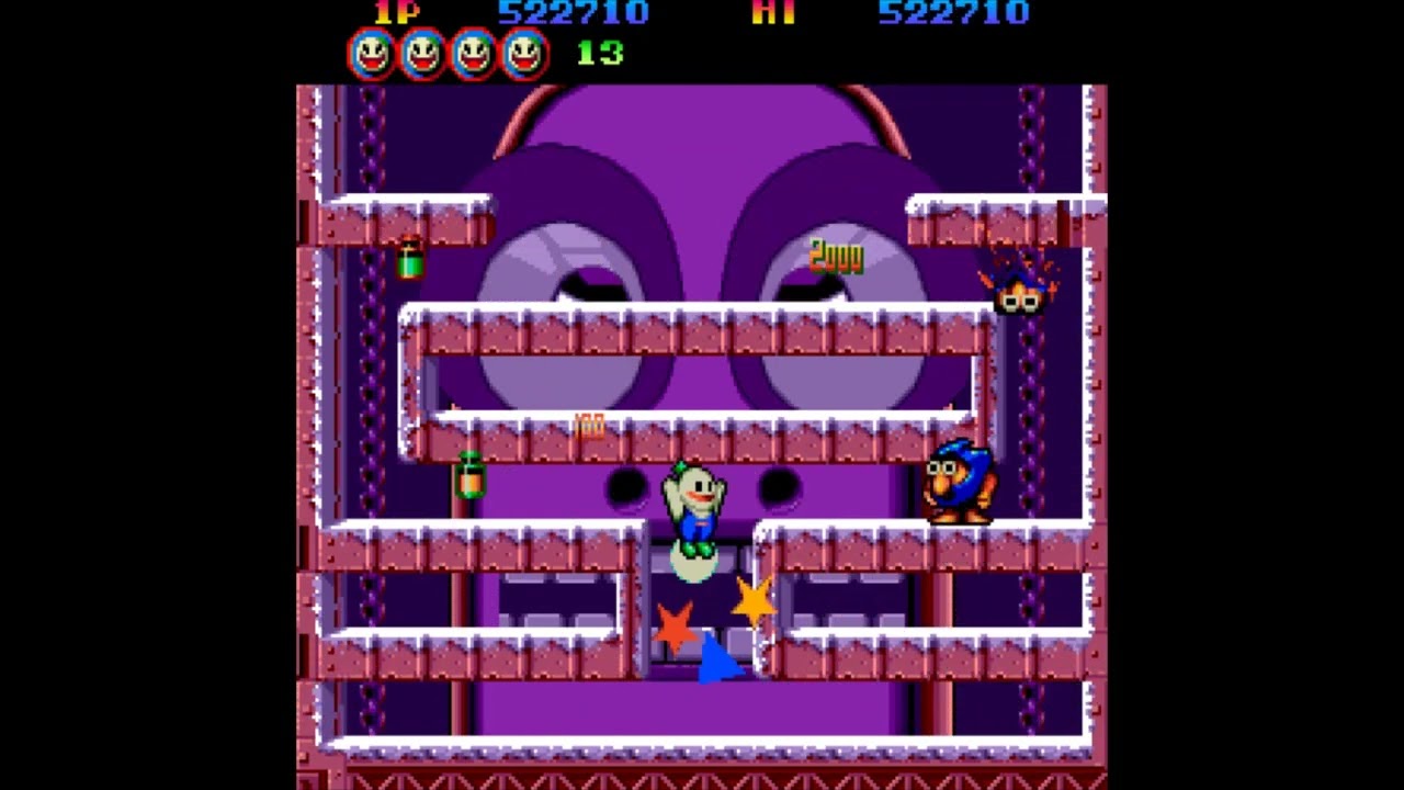 Snow Bros - 1CC No Death Longplay (Amiga)