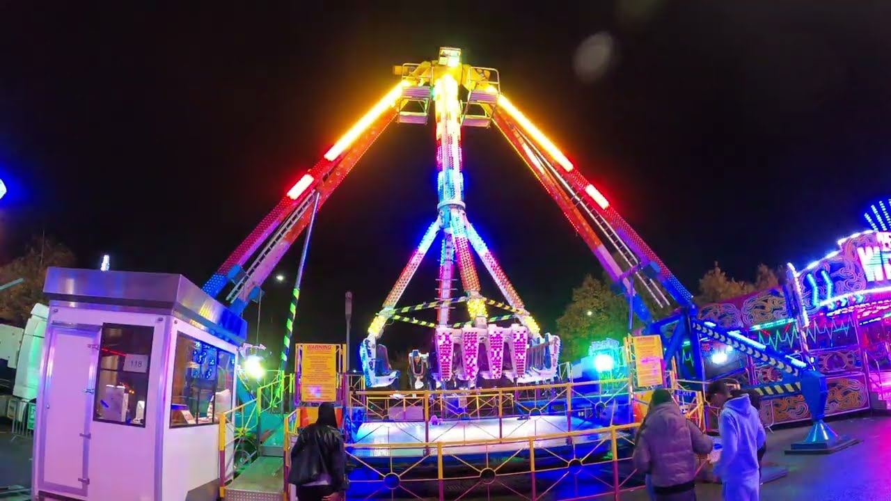 Jay Barwicks Freak Out | Off Ride POV Farrars Funfairs Utilita Arena Sheffield 2022