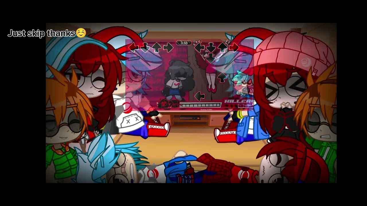 All react to: FNF mod sky again :)!