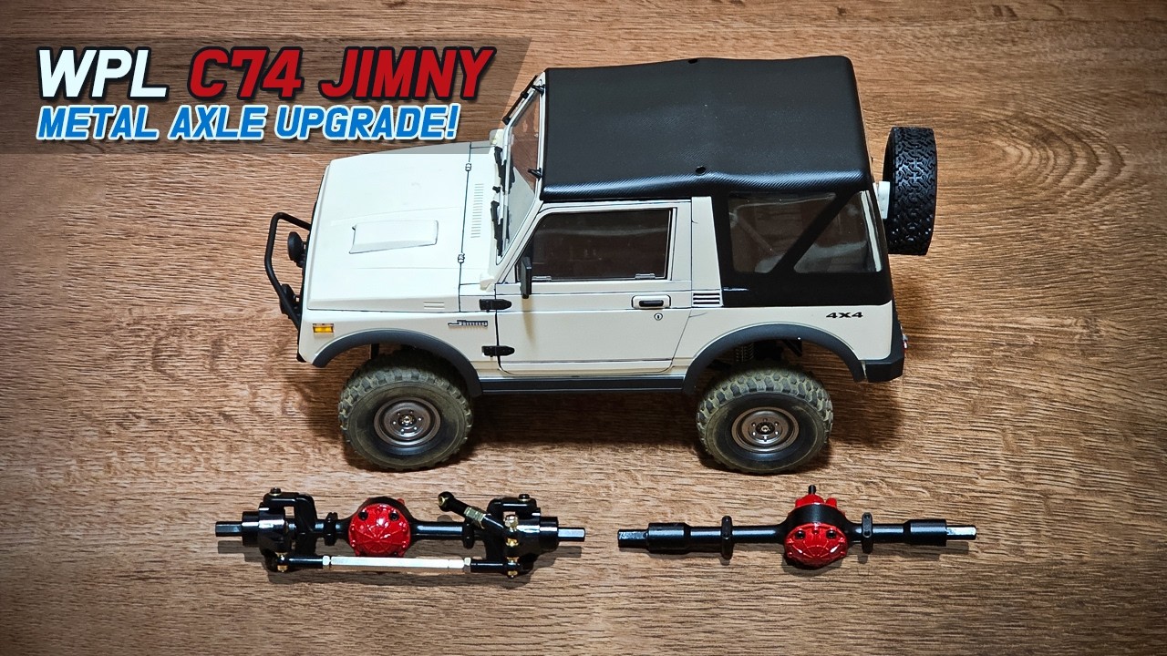 wpl c74-1짐니 메탈액슬 업그레이드! & 등판각 테스트!  /wpl c74-1 jimny metal axle upgrade &Climbing angle test!/Rccars