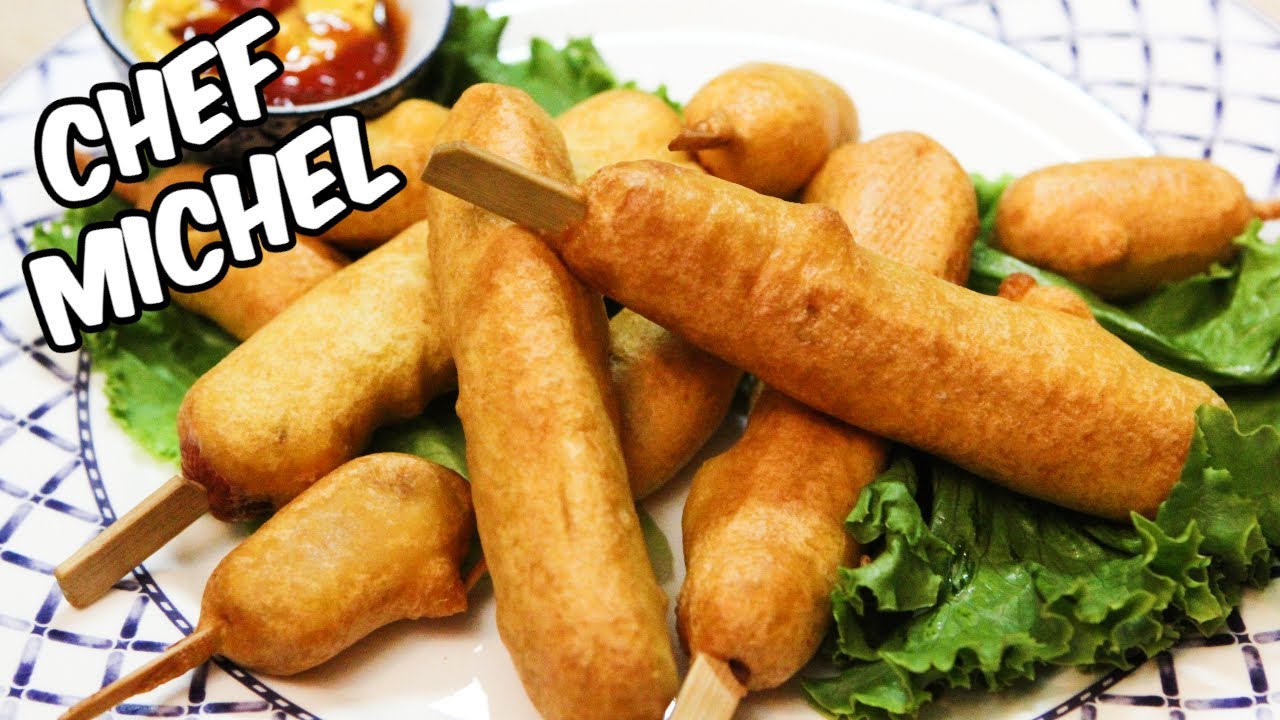 Beignets de saucisses/Corn dog /Pogos du Québec