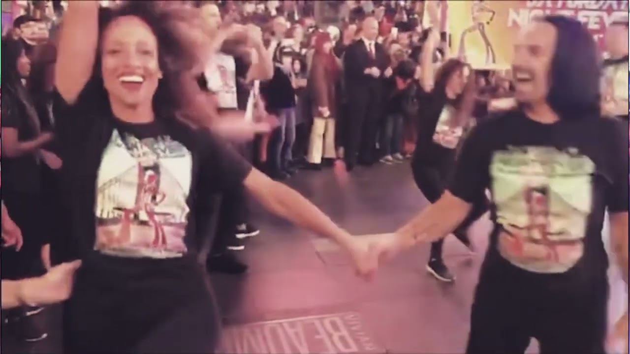 Saturday Night Fever Times Square Flashmob edit 2019