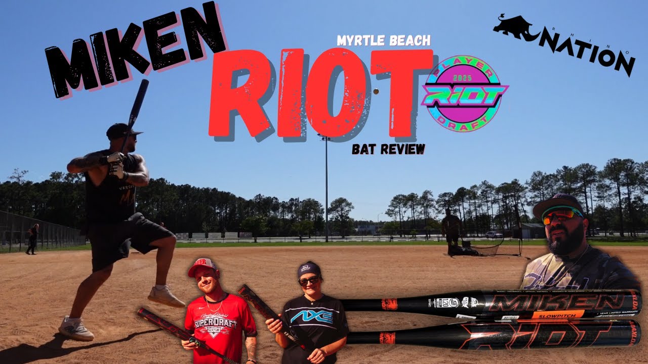 MIken RIOT - Bat Review from Myrtle Beach, SC!!