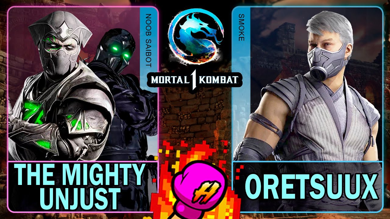 MK1 The Mighty Unjust (NOOB SAIBOT) VS Oretsuux (SMOKE)🥊Mortal Kombat 1🥊4K 60ᶠᵖˢ