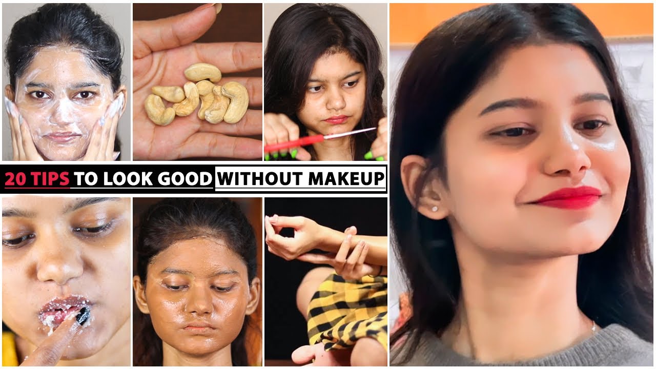 TOP-20 Tips To Look BEAUTIFUL WITHOUT MAKEUP | How To Look Naturally Beautiful Without Makeup😍💯