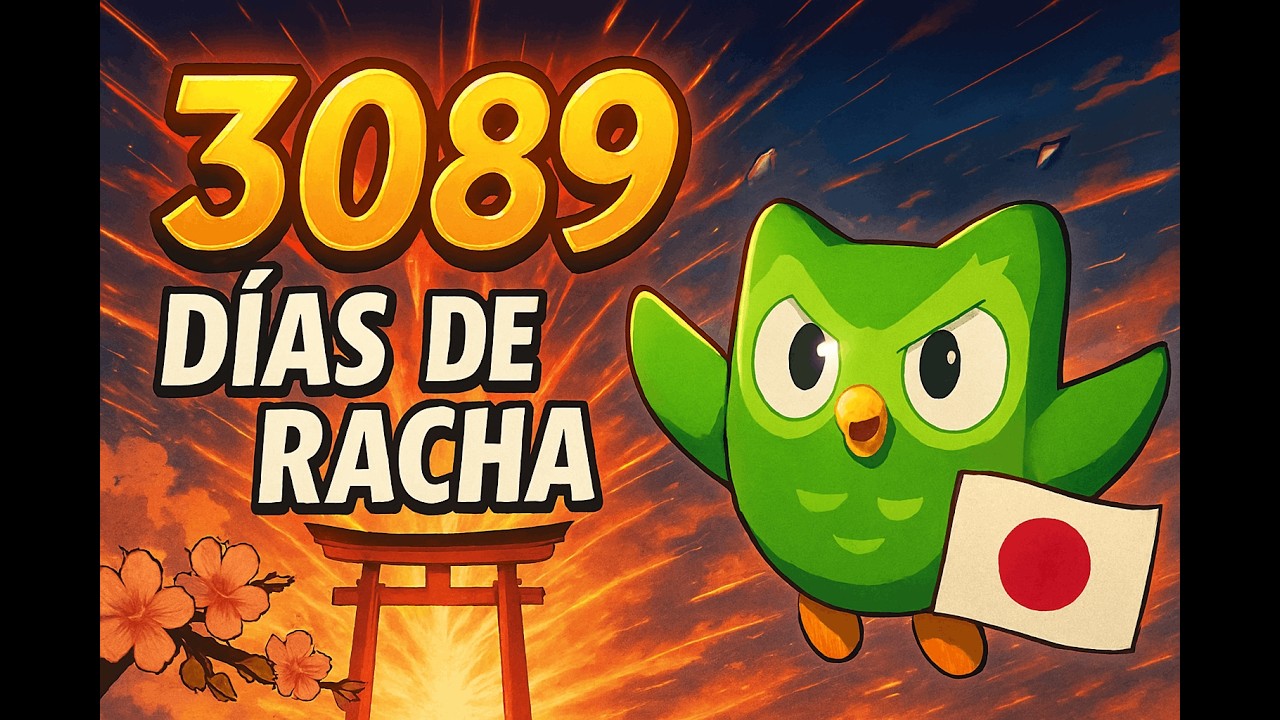 3089 Días de Rachas - Duolingo - Japonés