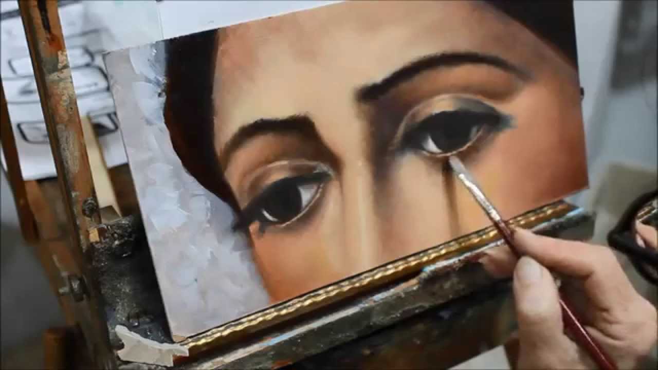 C&oacute;mo pintar ojos al oleo - Tutorial