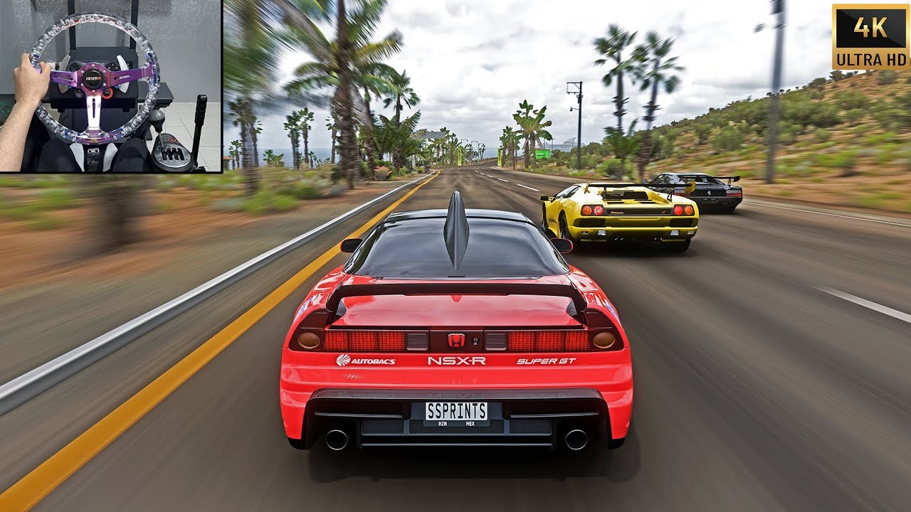 800HP Honda NSX-R GT VS Classic Cars | Forza Horizon 5 Steering Wheel Gameplay!