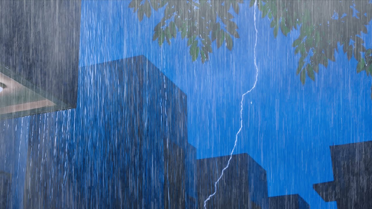 Sleep Through the Night 🌧️ Fall Asleep Fast with Deep Thunderstorm Sounds (No Interruptions)