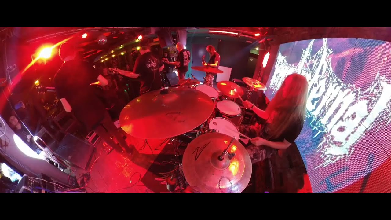 Terra Infernal - live in Club FLEX drum camera