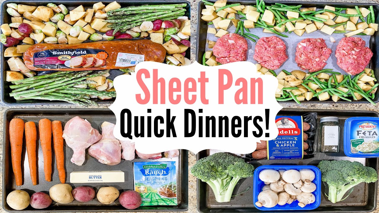 6 Cheap & Fancy Sheet Pan Dinners | ONE PAN MEALS | Julia Pacheco
