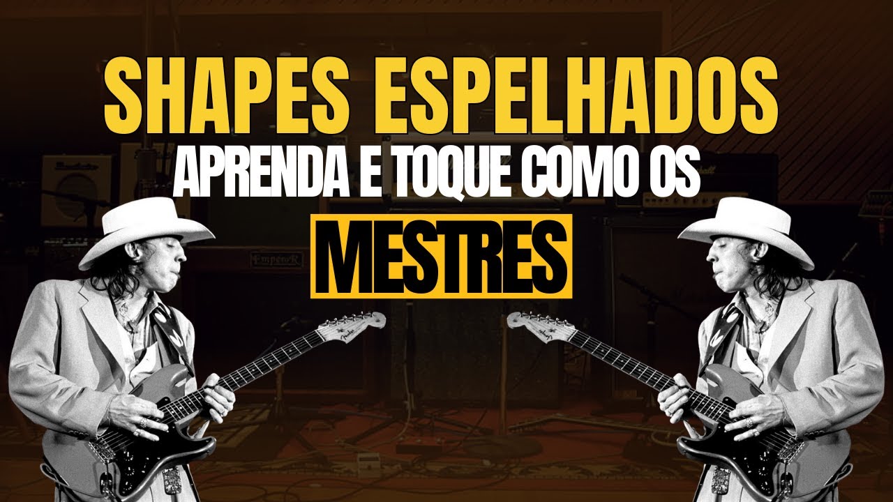 Como Sair do Básico na Guitarra Blues (MUITO FÁCIL) - O Truque dos Shapes Espelhados