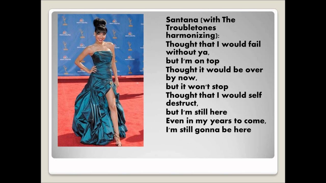 Survivor & I Will Survive Glee Lyrics