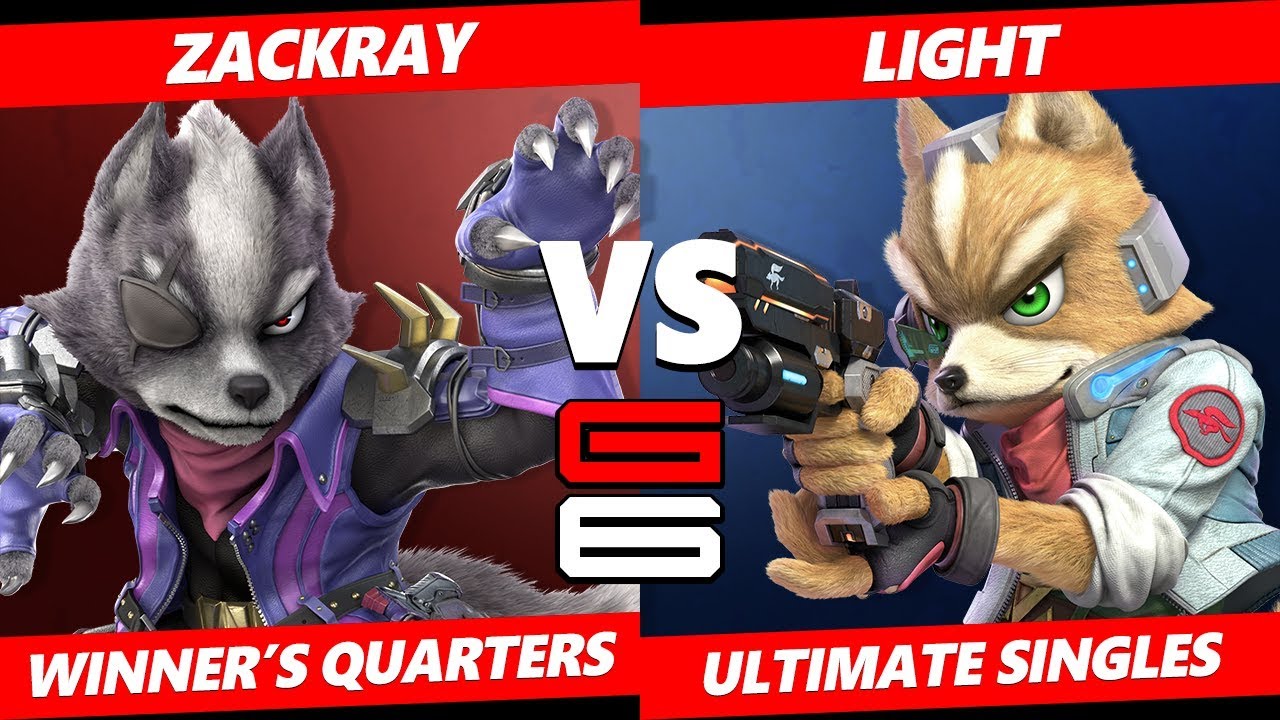 Genesis 6 SSBU - GW | ZackRay (Wolf) VS Light (Fox) Smash Ultimate Winner's Quarters