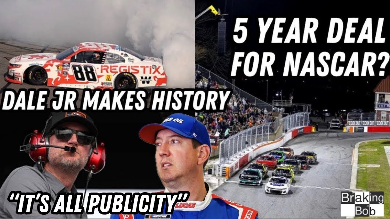 Dale Jr Makes History but Kyle Busch Not Impressed + NASCAR Eyes 5 Year Bowman Gray Deal