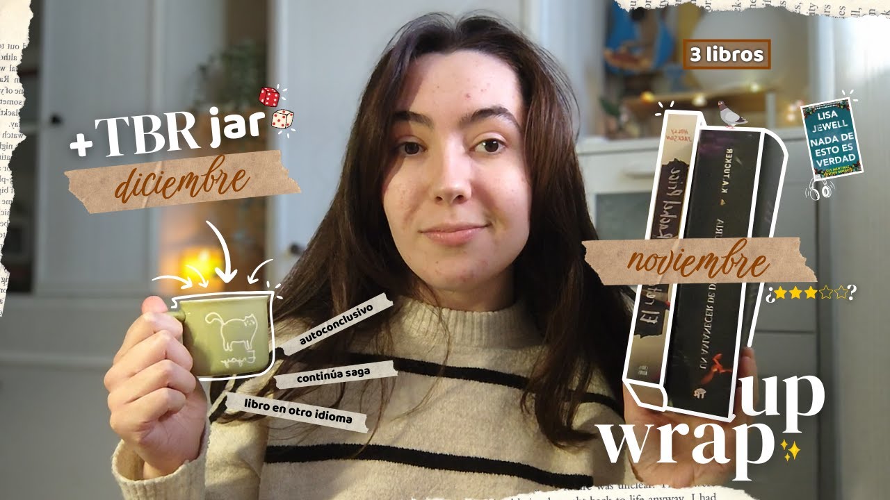 Wrap up de NOVIEMBRE 📚 + TBR JAR 🫙 de DICIEMBRE ❄️ | Claudia Pigeoner