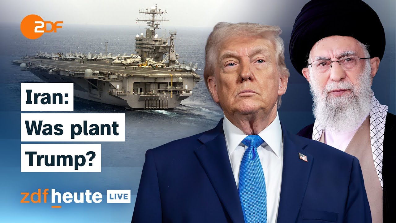 Noch kein US-Angriff in Iran: Was plant Trump? | Nahost-Experte Jan Busse bei ZDFheute live
