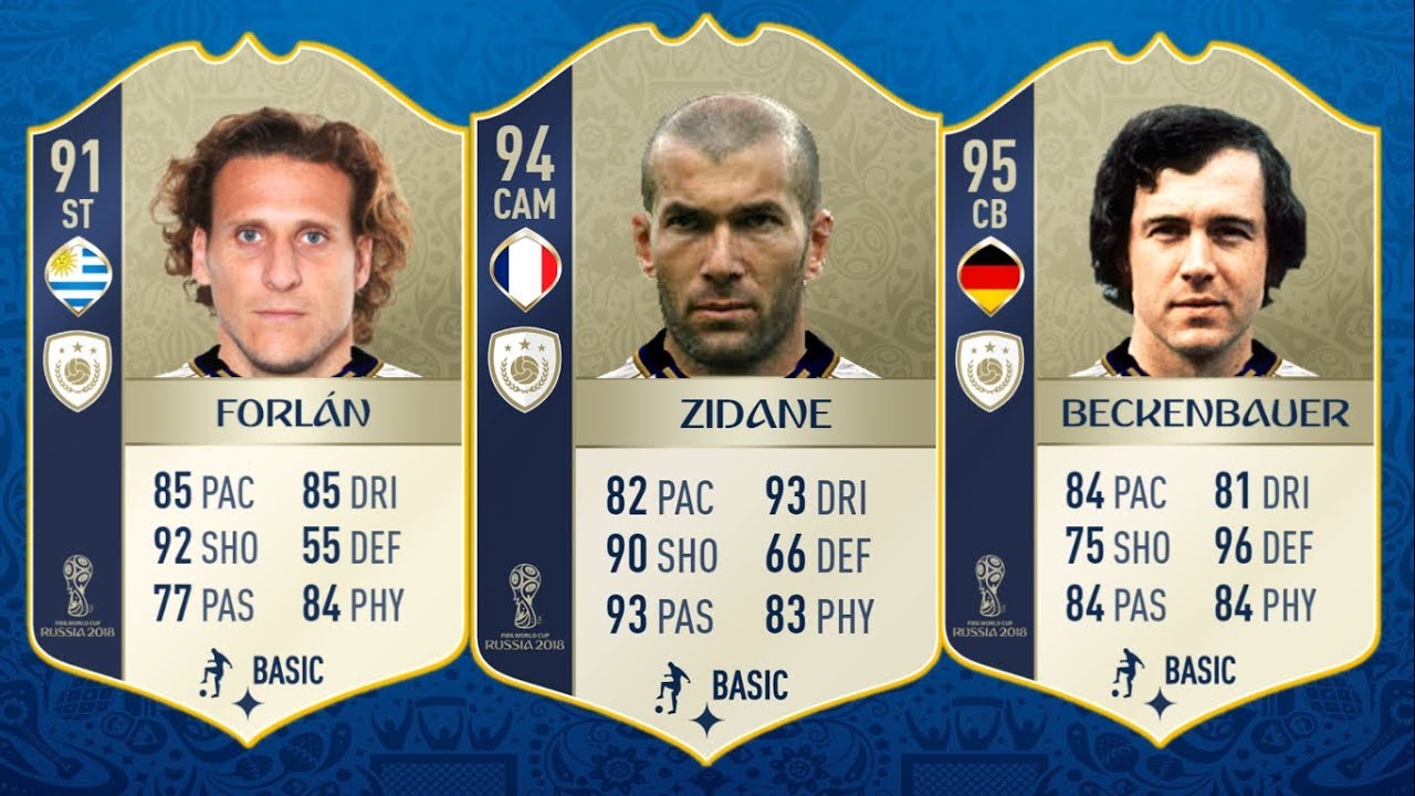 FIFA 18 World Cup Missing Icons w/ Zidane, Forlan, Kahn
