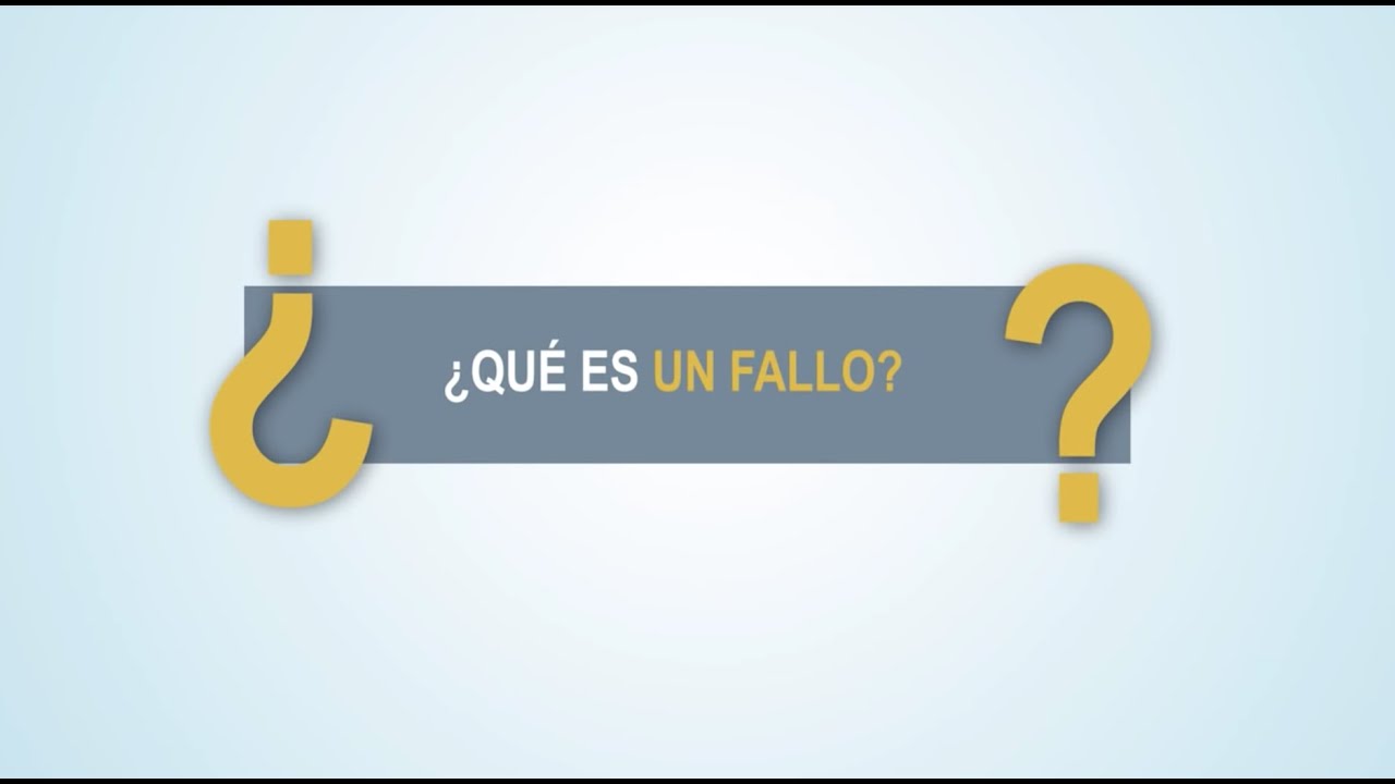 Noticiero Judicial: C&aacute;psula Educativa - &iquest;Qu&eacute; es un fallo?