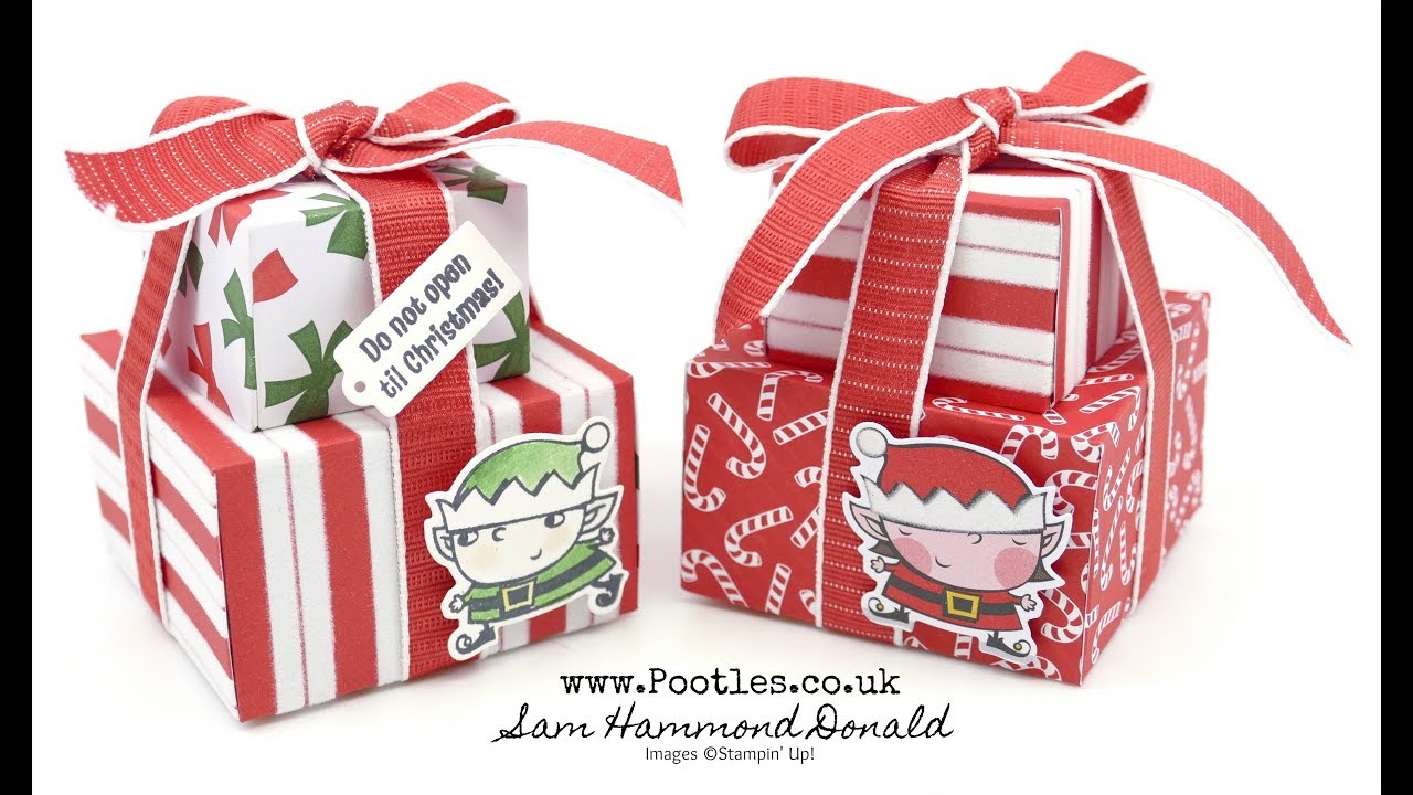 Santa's Workshop Mini Envelope Punch Board Stack