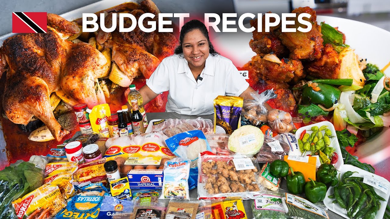8 Budget Recipes | Chef Ari’s Smart Grocery Shopping & Affordable Meals 🇹🇹 Foodie Nation