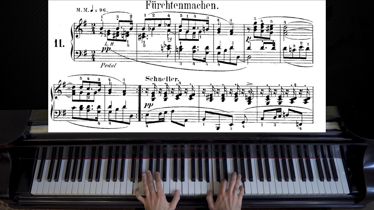 Schumann - Fürchtenmachen (Frightening), Kinderszenen Op.15 | Piano with Sheet