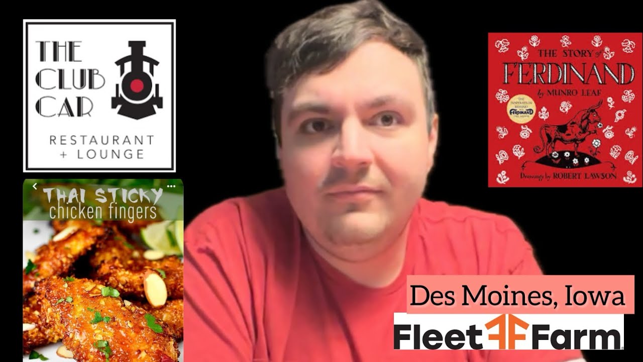 Pre-Blizzard Adventures | The Club Car Restaurant | Cooking Thai Chicken Fingers | Fleet Farm | Iowa