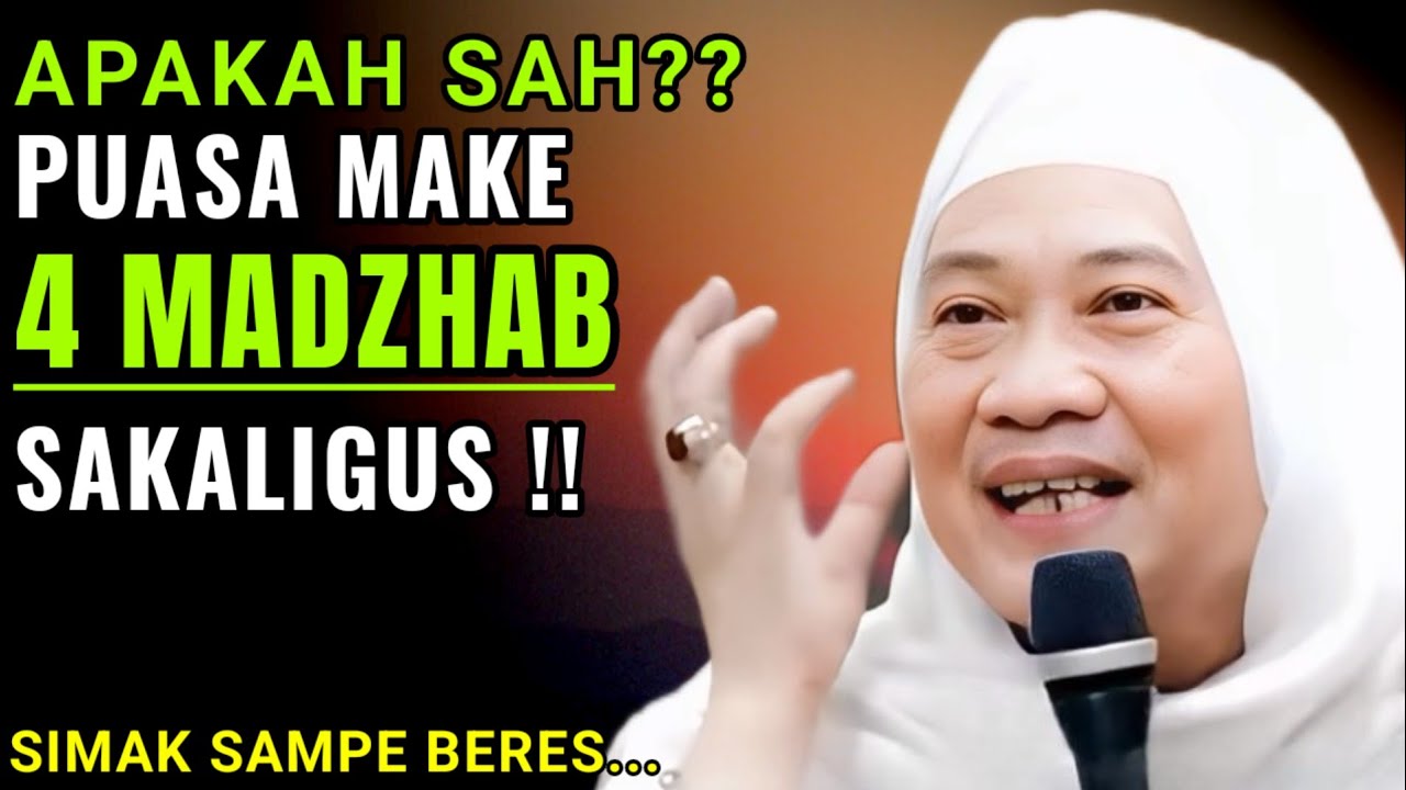 APAKAH SAH PUASA MAKE 4 MADZHAB?? || ABUYA UCI TURTUSI