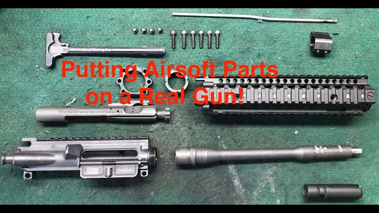 Putting Airsoft Parts on a Real Gun!