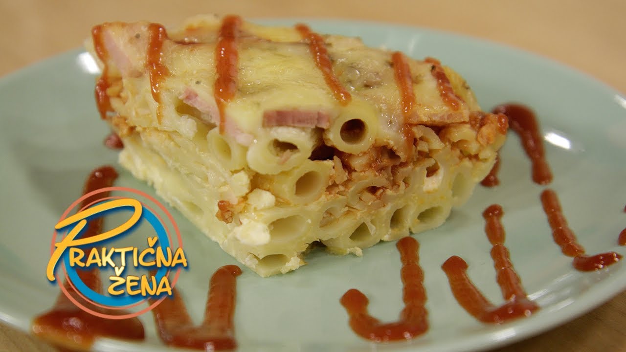 Praktična žena - Pica makarone sa slaninom